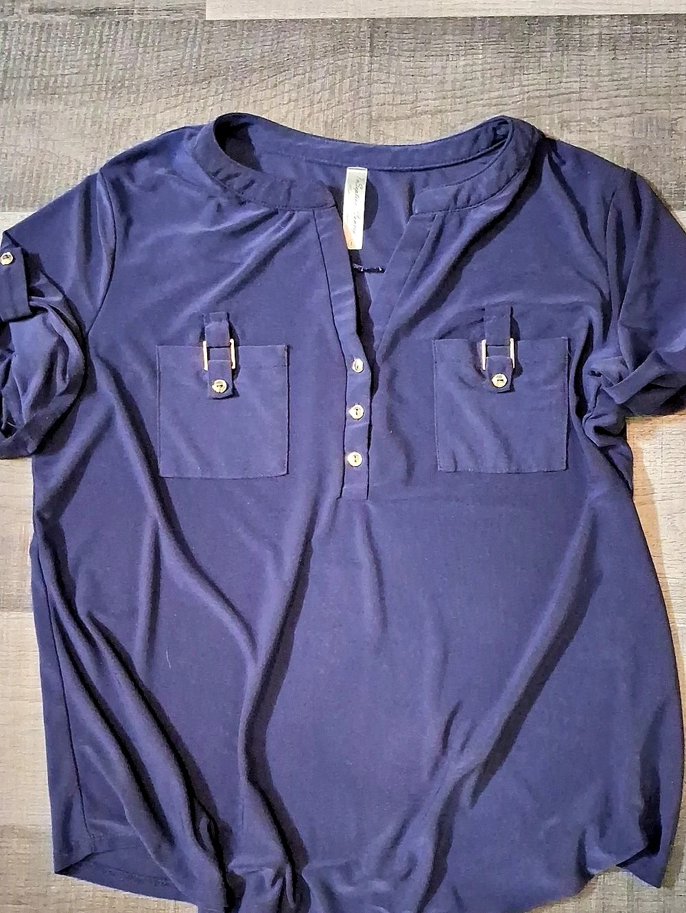 Blue Pocket Tunic